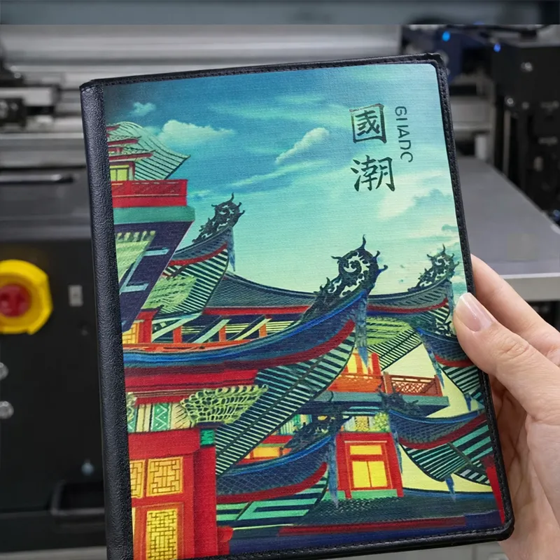 UV DTF printer A3 printing transfer design for custom notebook cover
