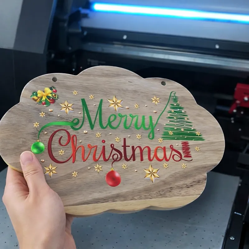 ustom wood printing for signage, gifts, and decorative wooden products