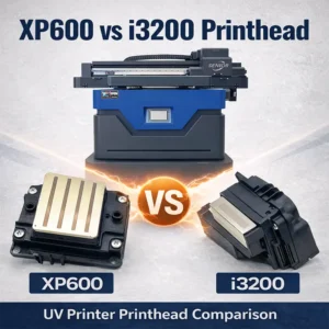 XP600 vs i3200 printhead comparison used in UV printers