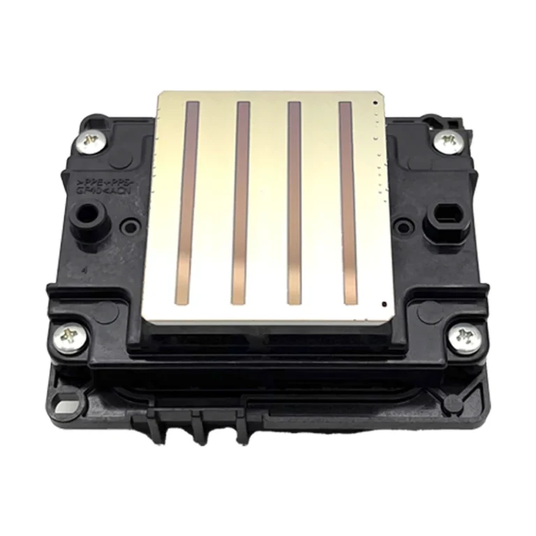 UV printer printhead installed on UV printing machine