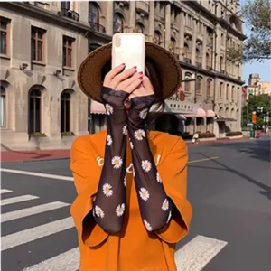 Custom printed cooling arm sleeves for branding and promotional use, digital sock printer creating seamless UV protection arm sleeves