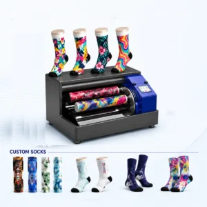 360° digital sock printing machine for custom socks